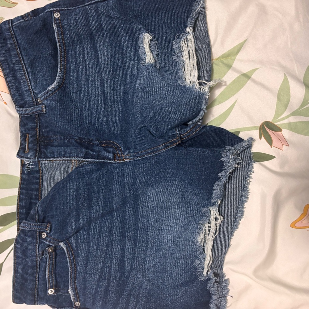 Time and Tru Blue Jean Shorts